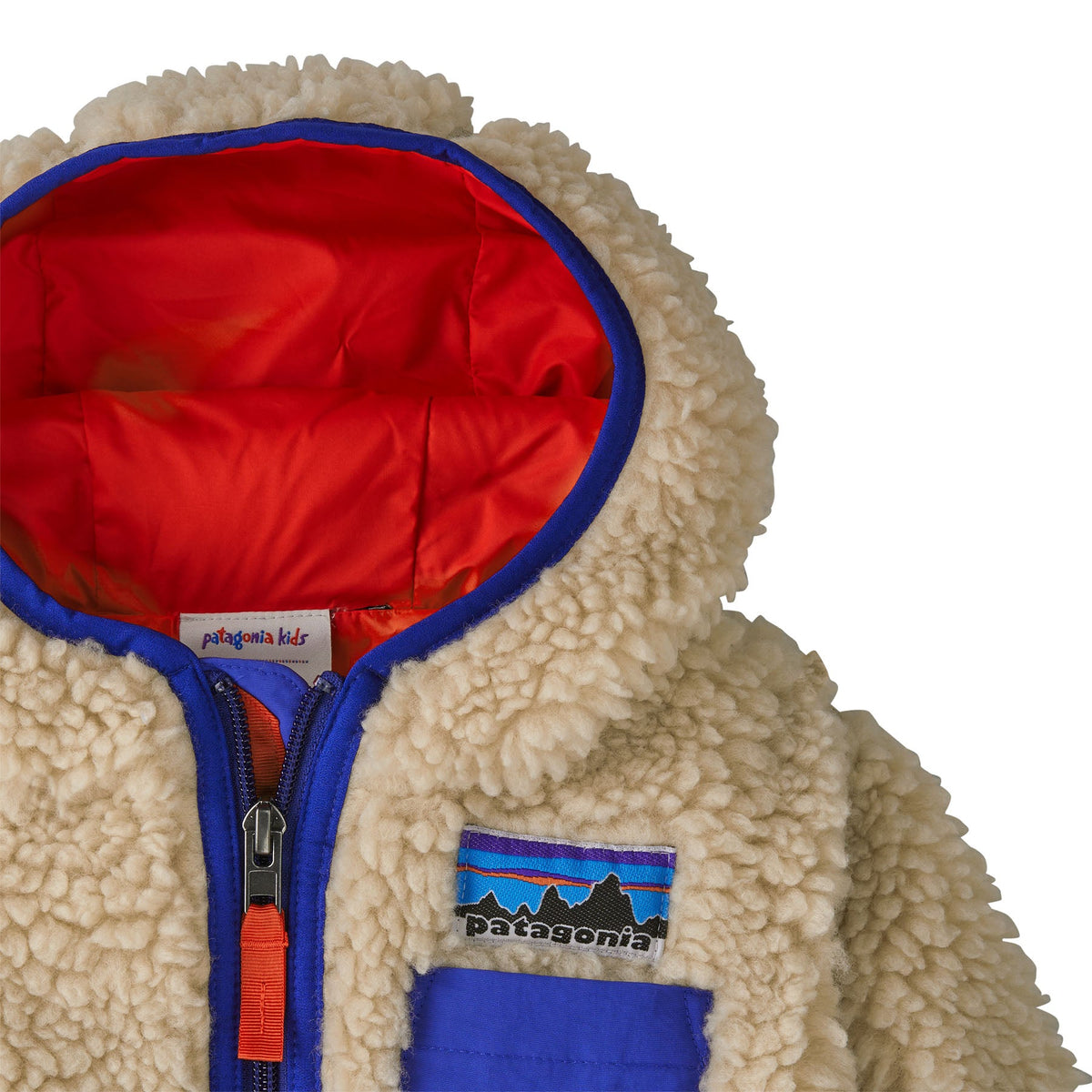 Patagonia Baby Retro-X® Fleece Hoody in Dark Natural