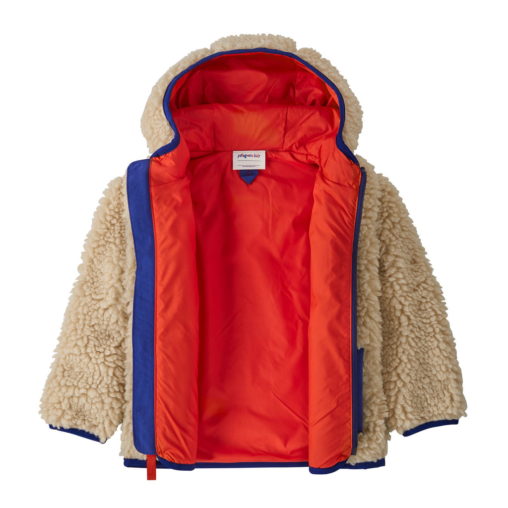 Patagonia Baby Retro-X® Fleece Hoody in Dark Natural