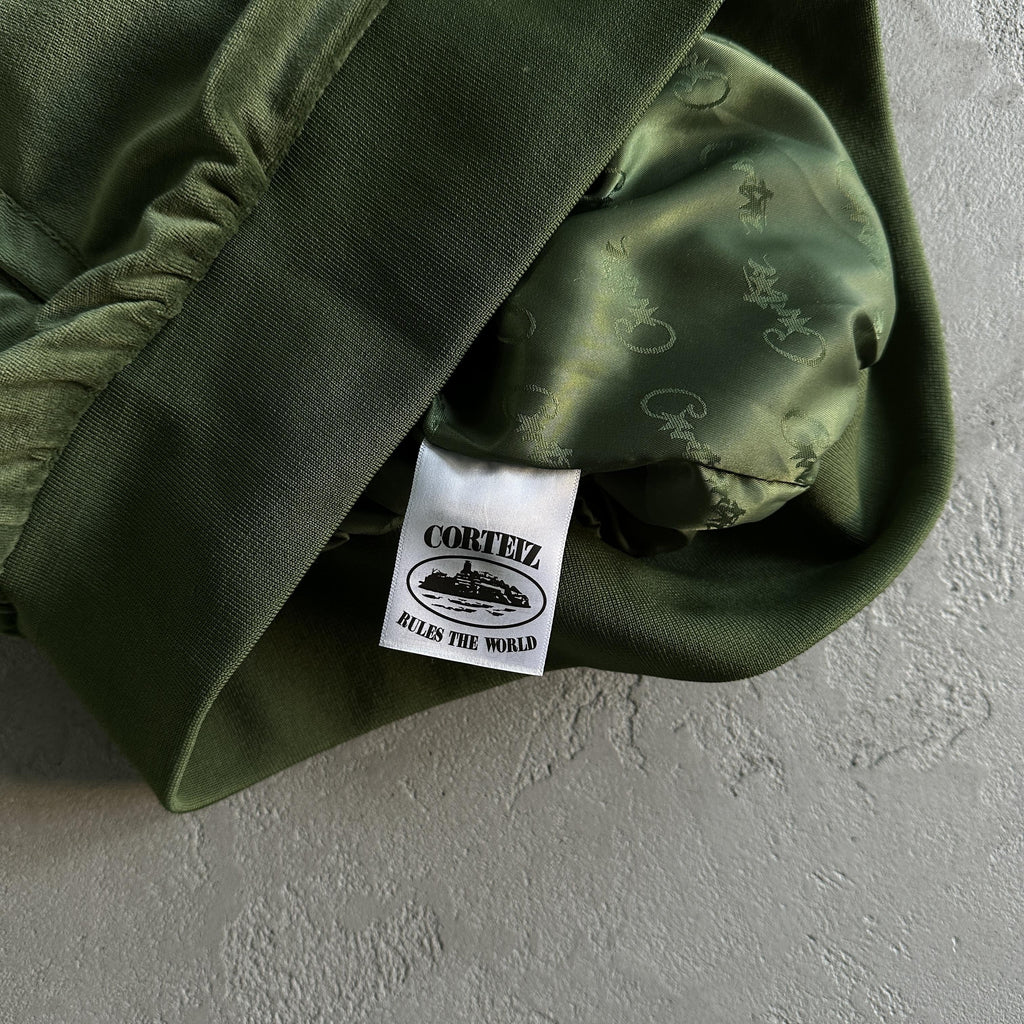Corteiz Velvet Trackset Green