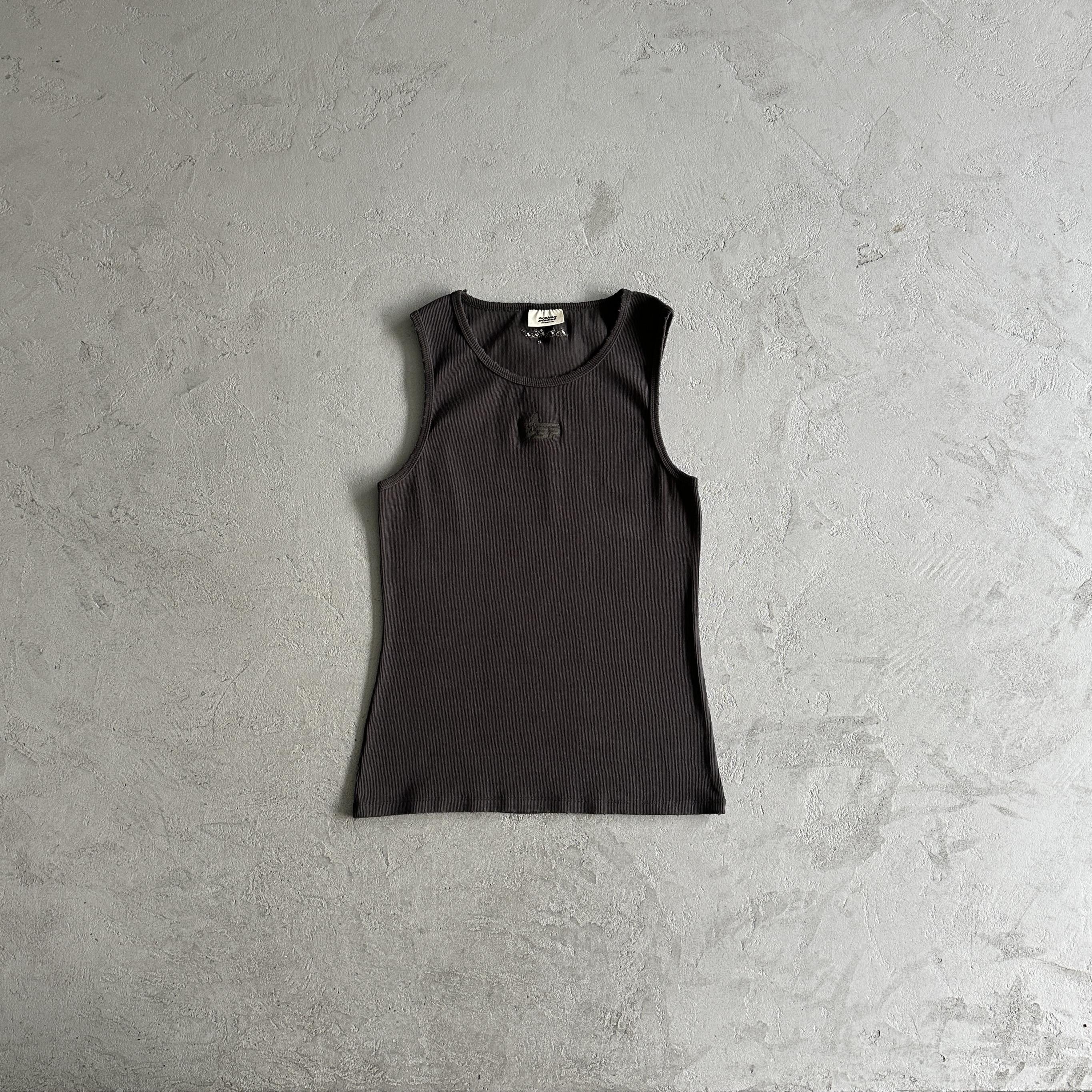 Broken P Mens Washed Ribbde Tank Top