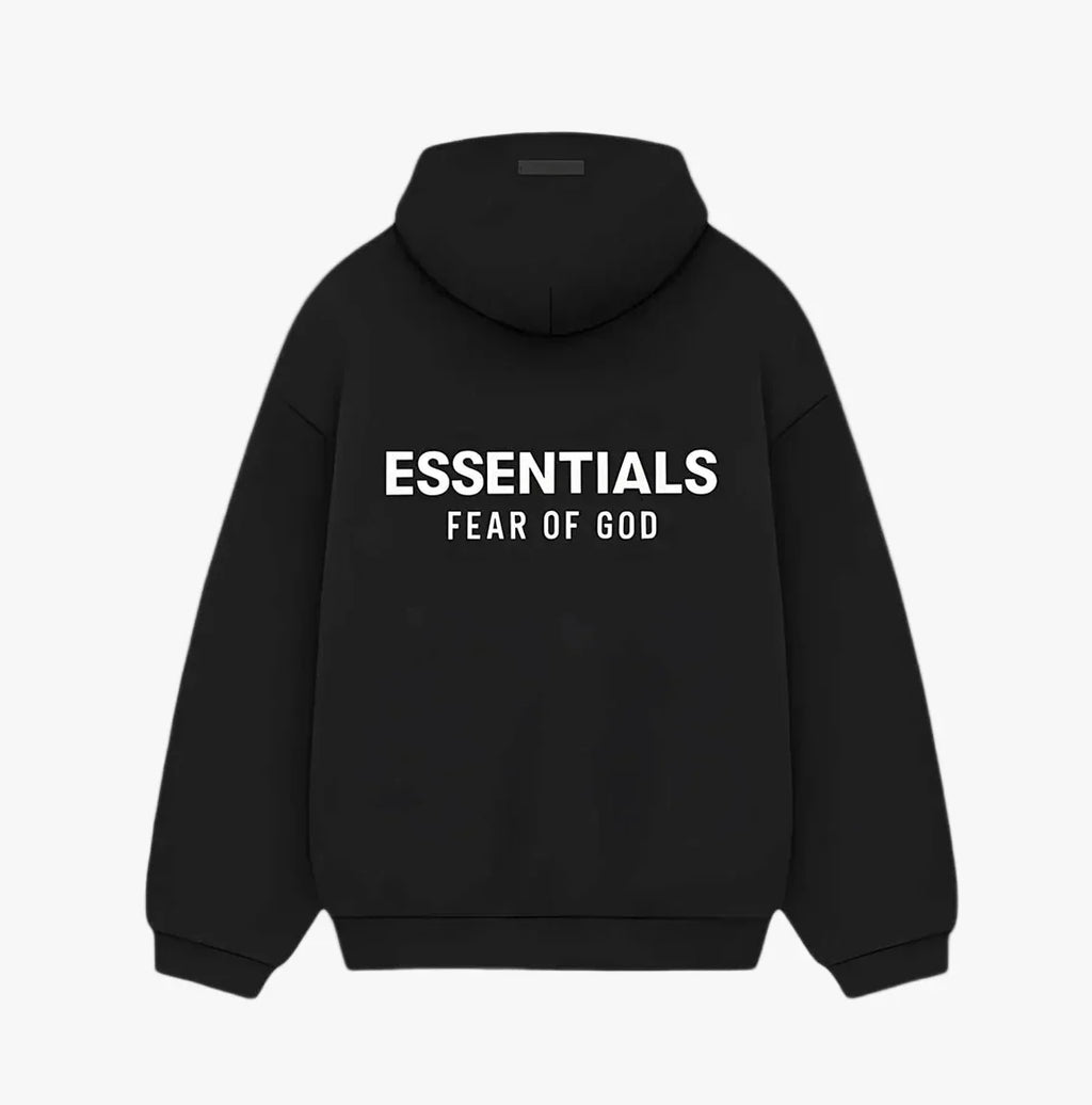 Fear of God Essentials Fleece Hoodie Black
