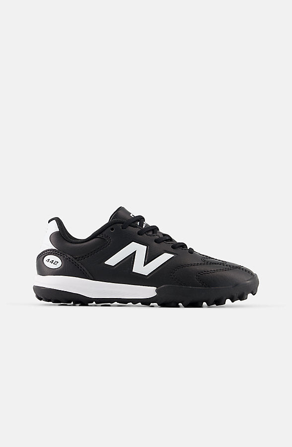 New Balance 442 Team Jnr TF V3 Shoes - Black/White