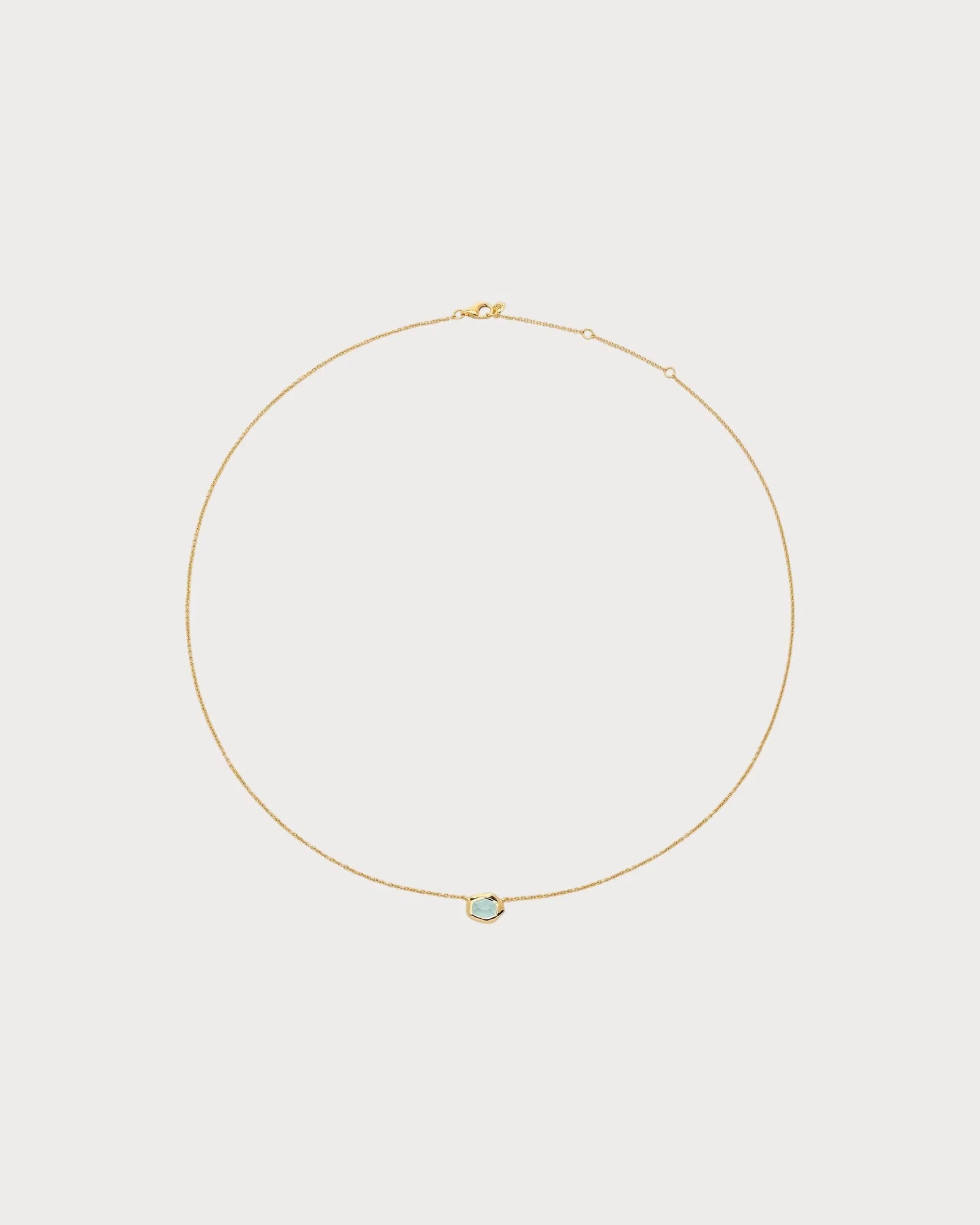 MONICA VINADER Odyssey 18ct Yellow-Gold Vermeil and Aquamarine Necklace(Blue)