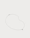 MONICA VINADER Solitaire Pear Sterling-Silver and 0.06ct Lab-Grown Diamond Necklace(Silver)
